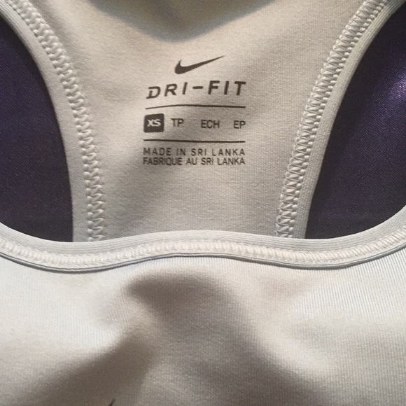 Light Blue Nike Sports Bra - Picture 2 of 5